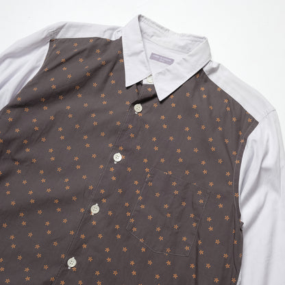 CDG Homme Contrasted Patterned Shirt - 90s