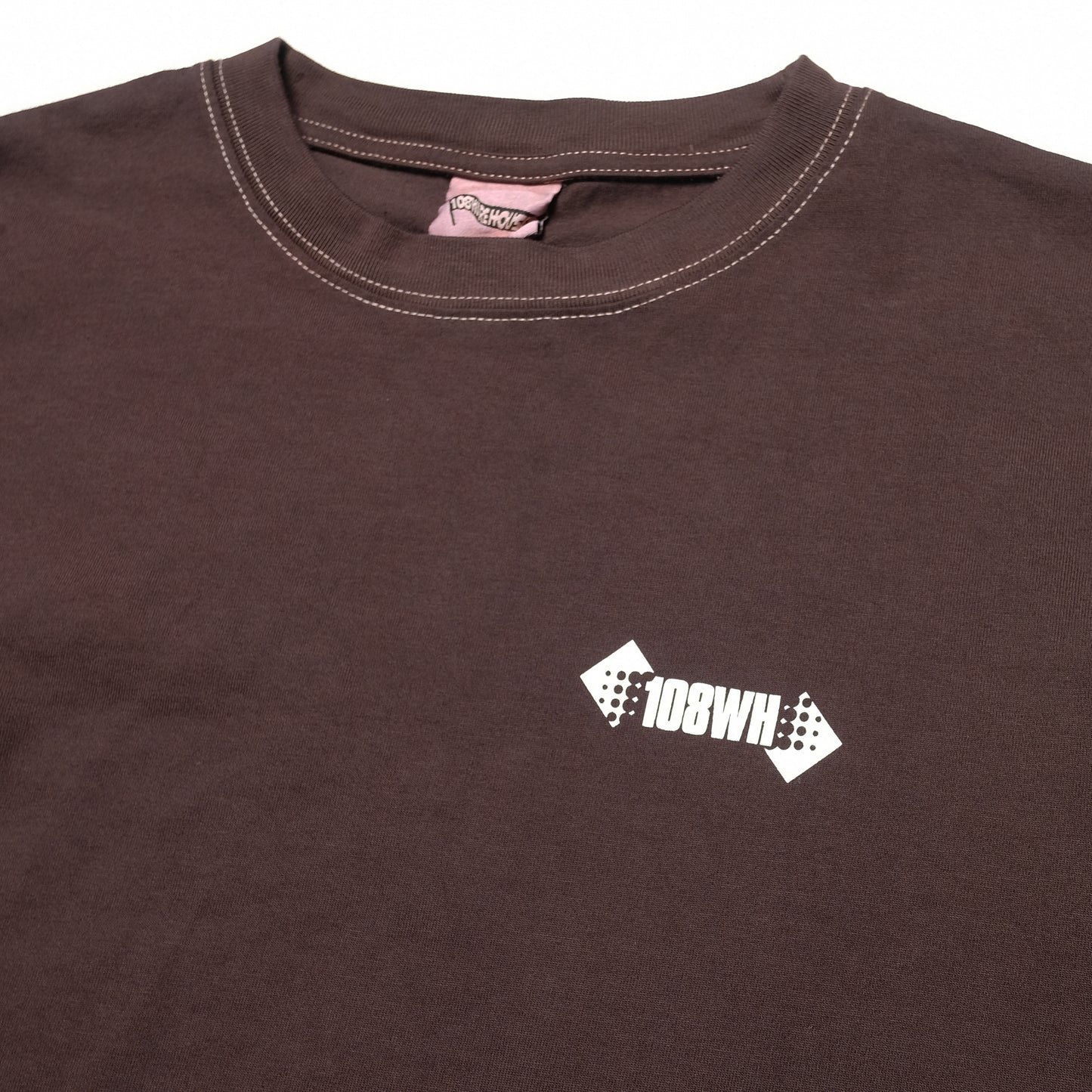 108WAREHOUSE - Contrast Stitch T-Shirt (Mocha)