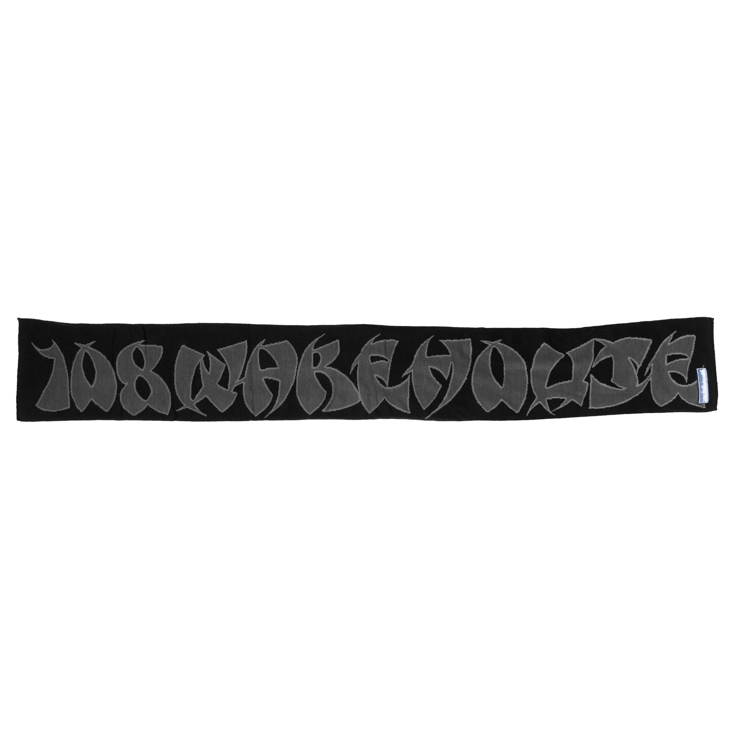 108WAREHOUSE - Scarf “CG Logo” - Black/Grey