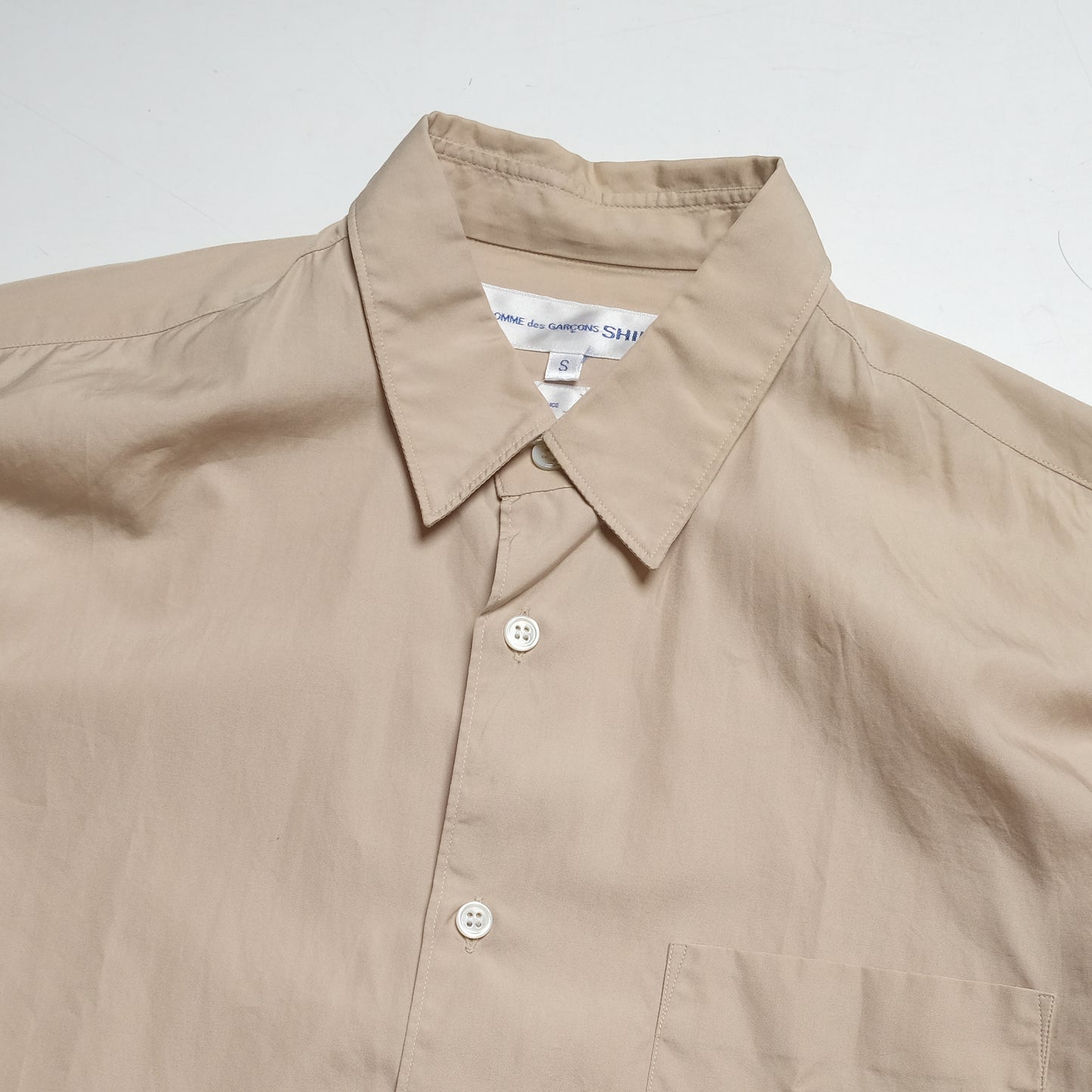 CDG SHIRT Brown Longsleeve Shirt