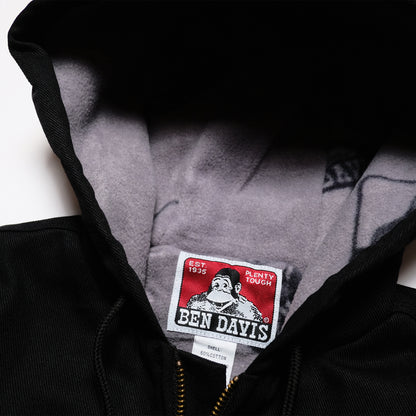 Ben Davis - Hooded Jacket Polar Fleece Lining (Black)