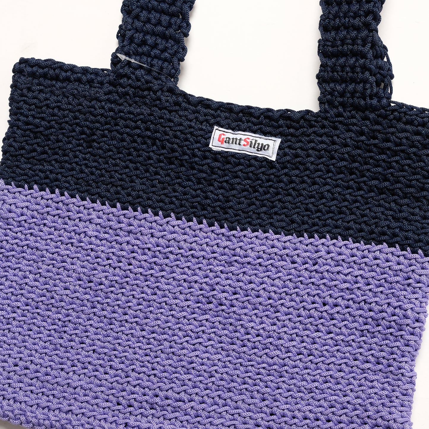 Gant Silyo - Crochet Tote Bag - Purple Black