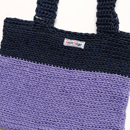 Gant Silyo - Crochet Tote Bag - Purple Black