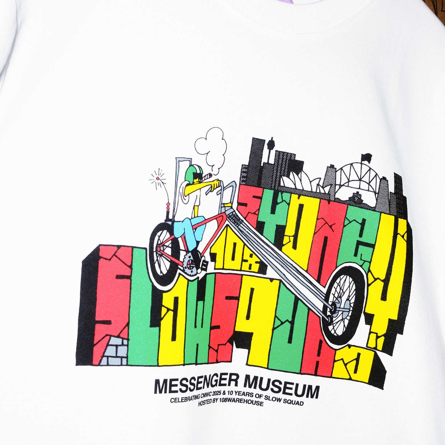 108WAREHOUSE x Slow Squad - T-Shirt - White