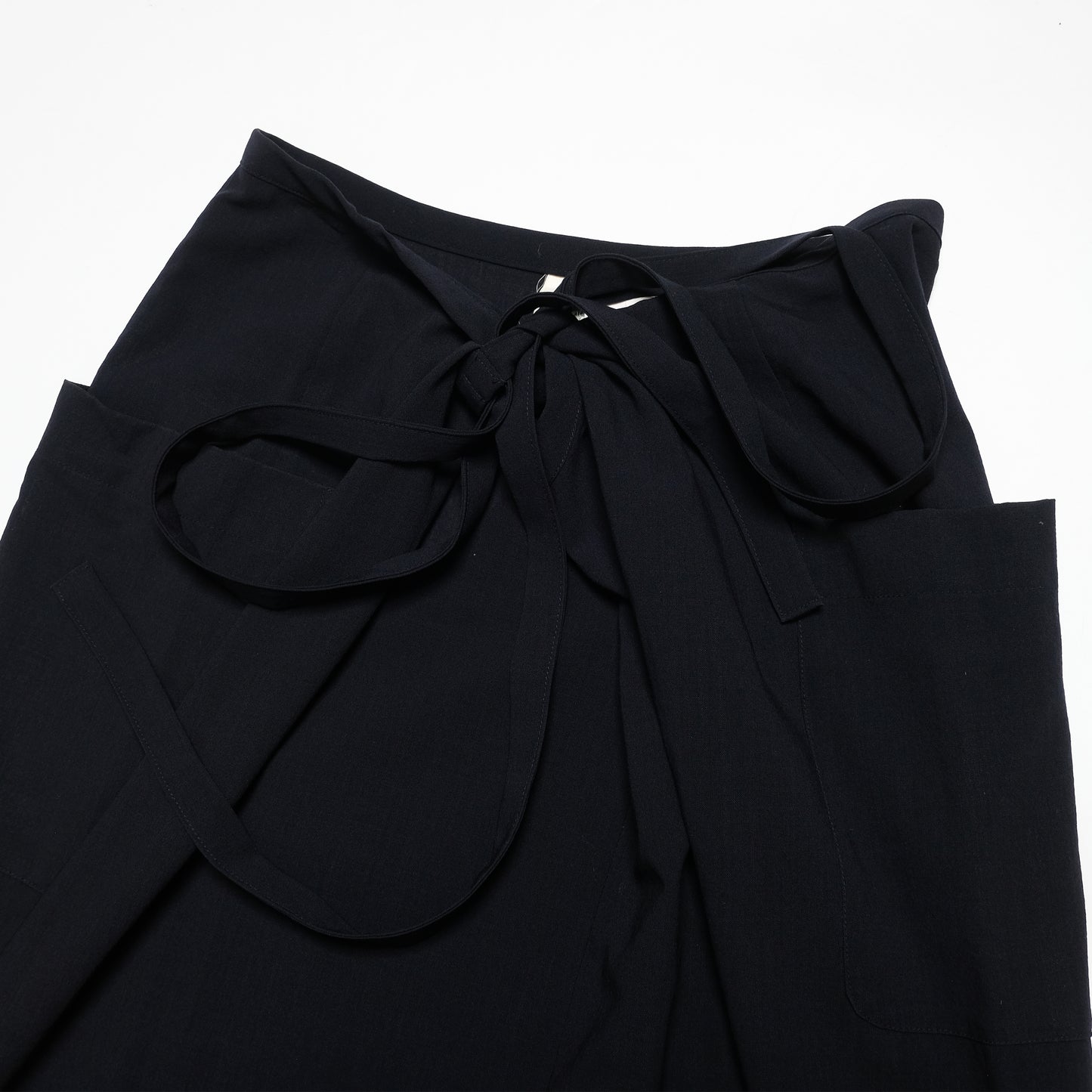 CDG Robe De Chambre Navy Light Wrap Skirt