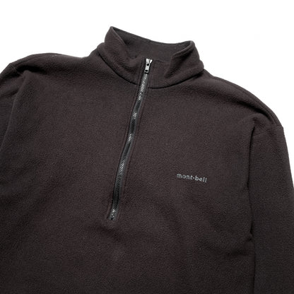 Montbell Black Fleece Halfzip - 90s