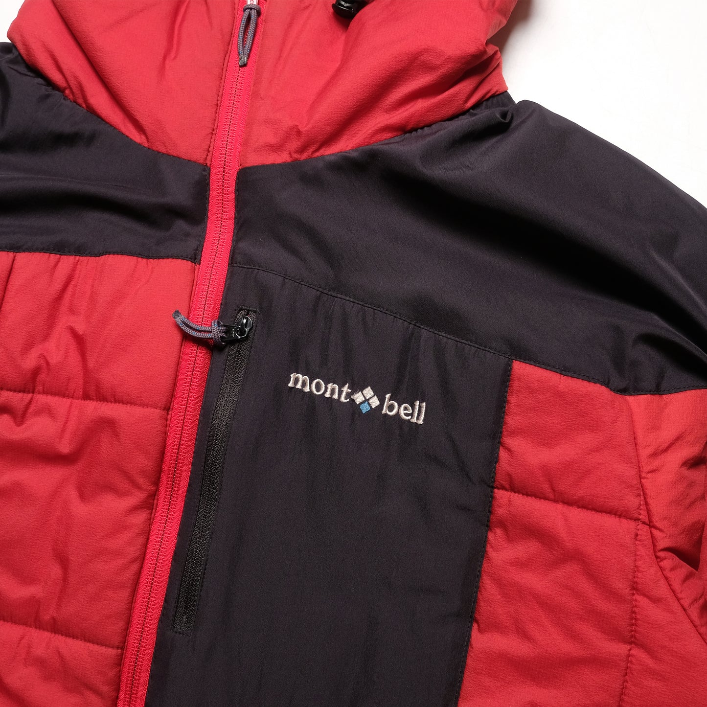 Montbell Red/Black 2-Tone Quilted Parka - 00s