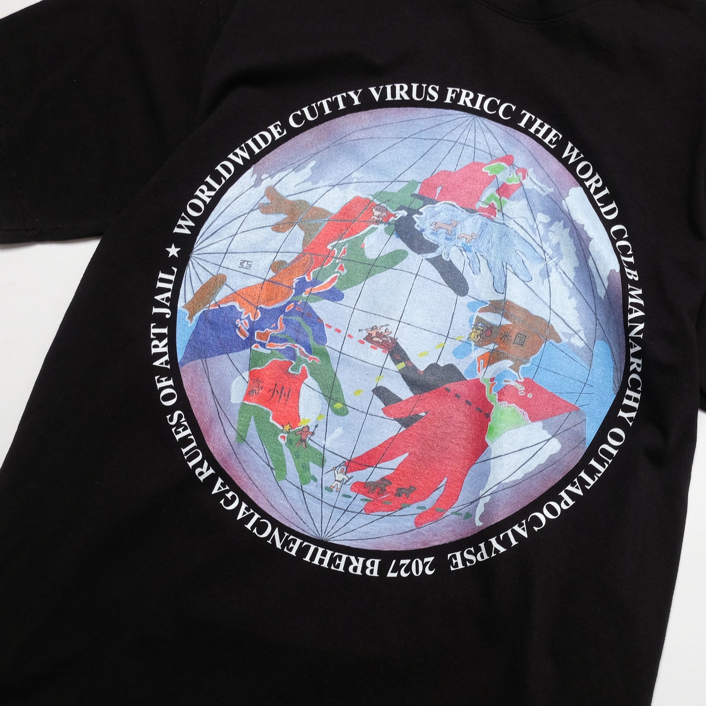 coogidowntothesex - World Wide Cutty Virus T-Shirt - Black