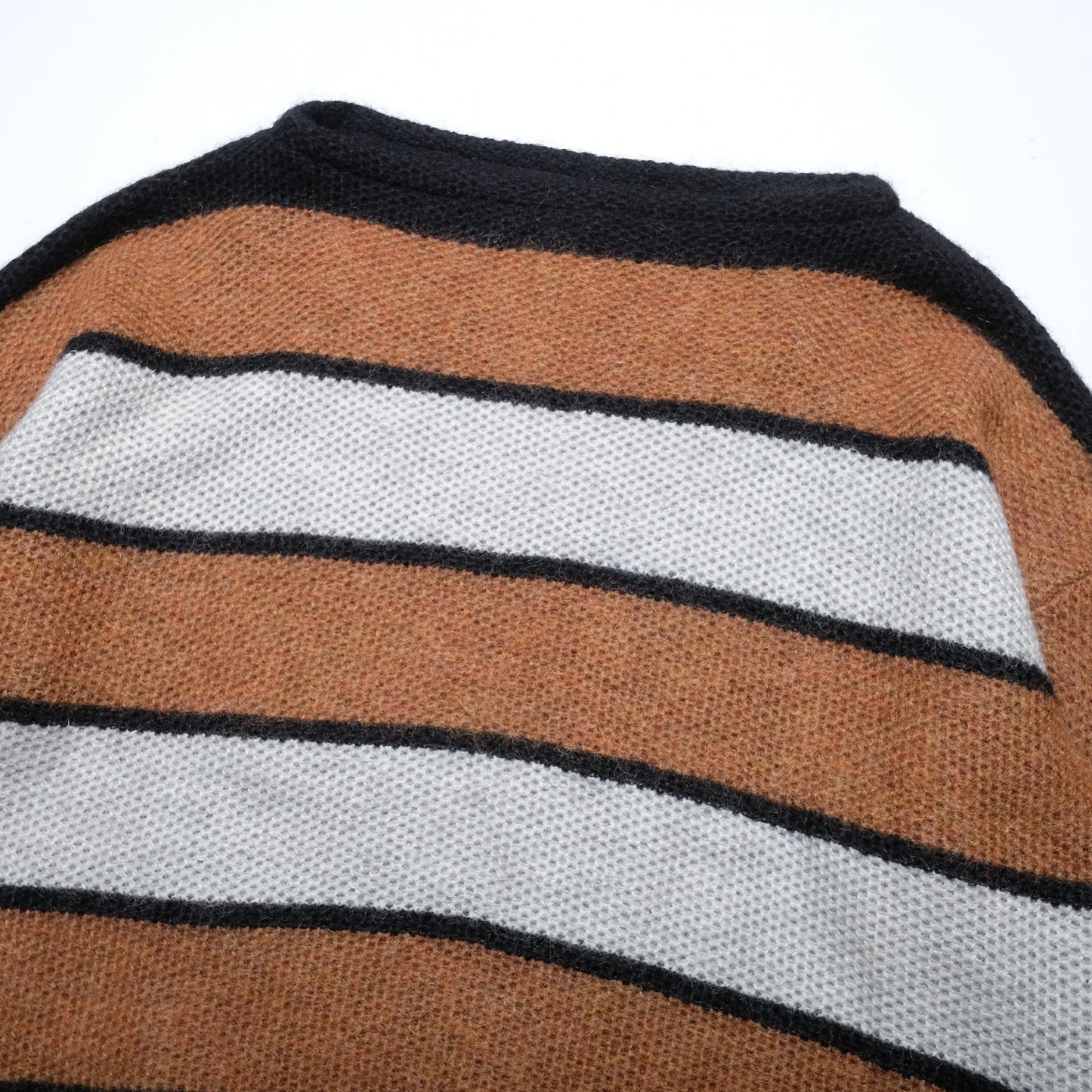 Needles Orange/White Knit
