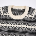 Y's for Men White Nordic Knit Sweater