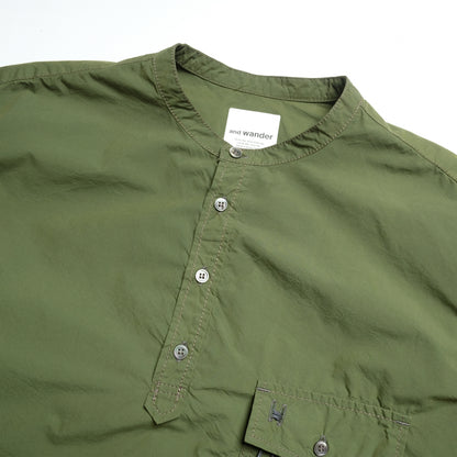 And Wander Collarless Khaki Pullover