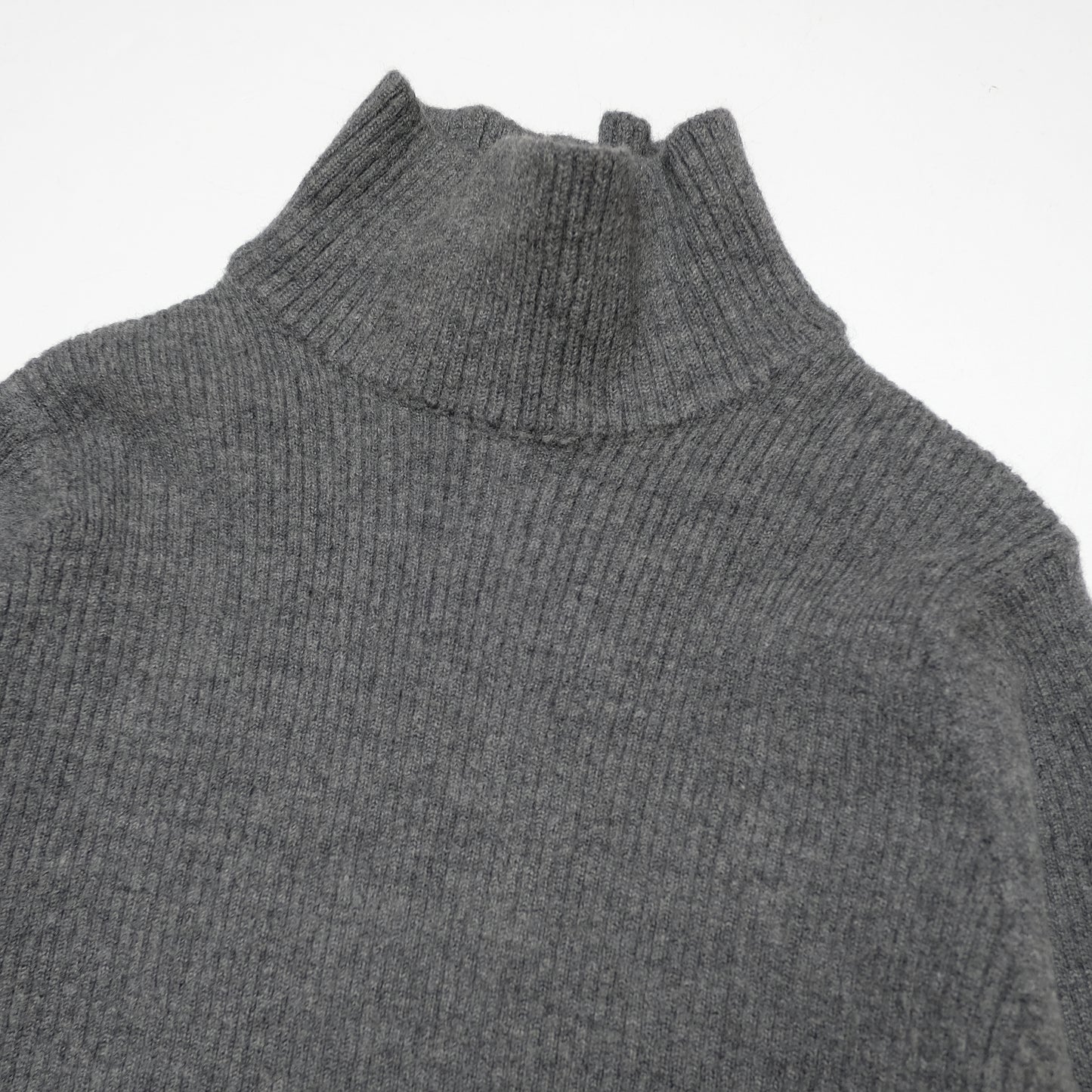 CDG Tricot Grey Mockneck Sweater - AD1994