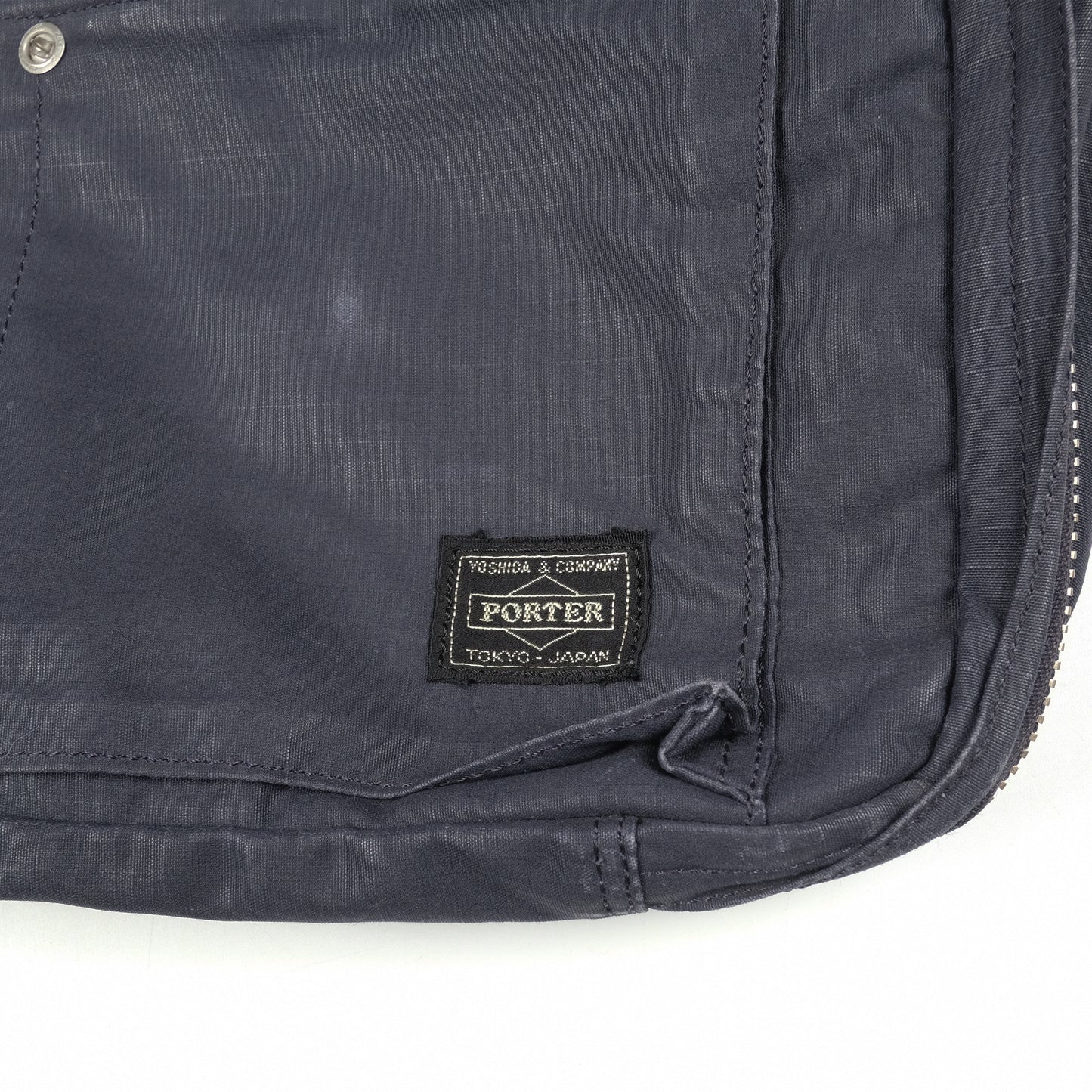 Porter Navy Ripstop Side Bag