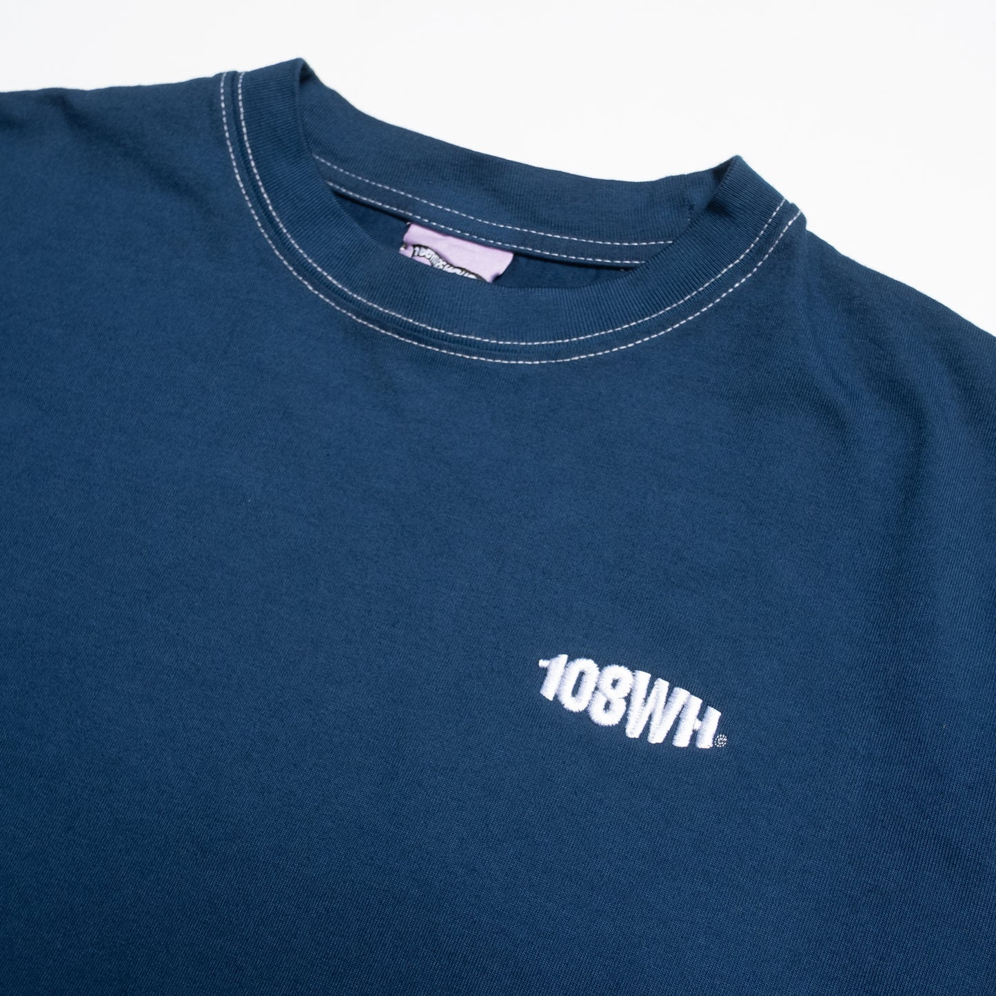 108WAREHOUSE - Contrast Stitch T-Shirt (Deep Sea Blue)