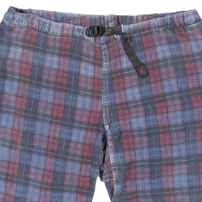 Gramicci (Vintage) 90s Maroon Checkered Shorts