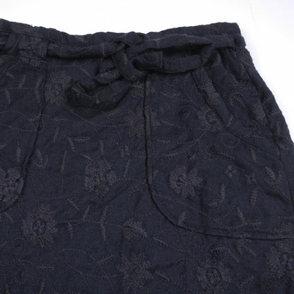 Engineered Garments Navy Embroided Wrap Skirt
