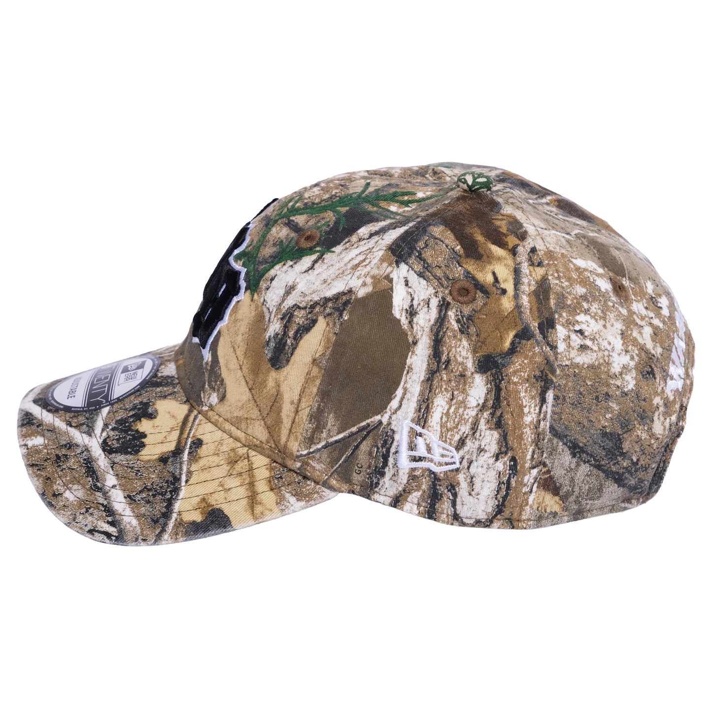 108WAREHOUSE x New Era - 9TWENTY Team Logo Cap - Realtree Camo Black