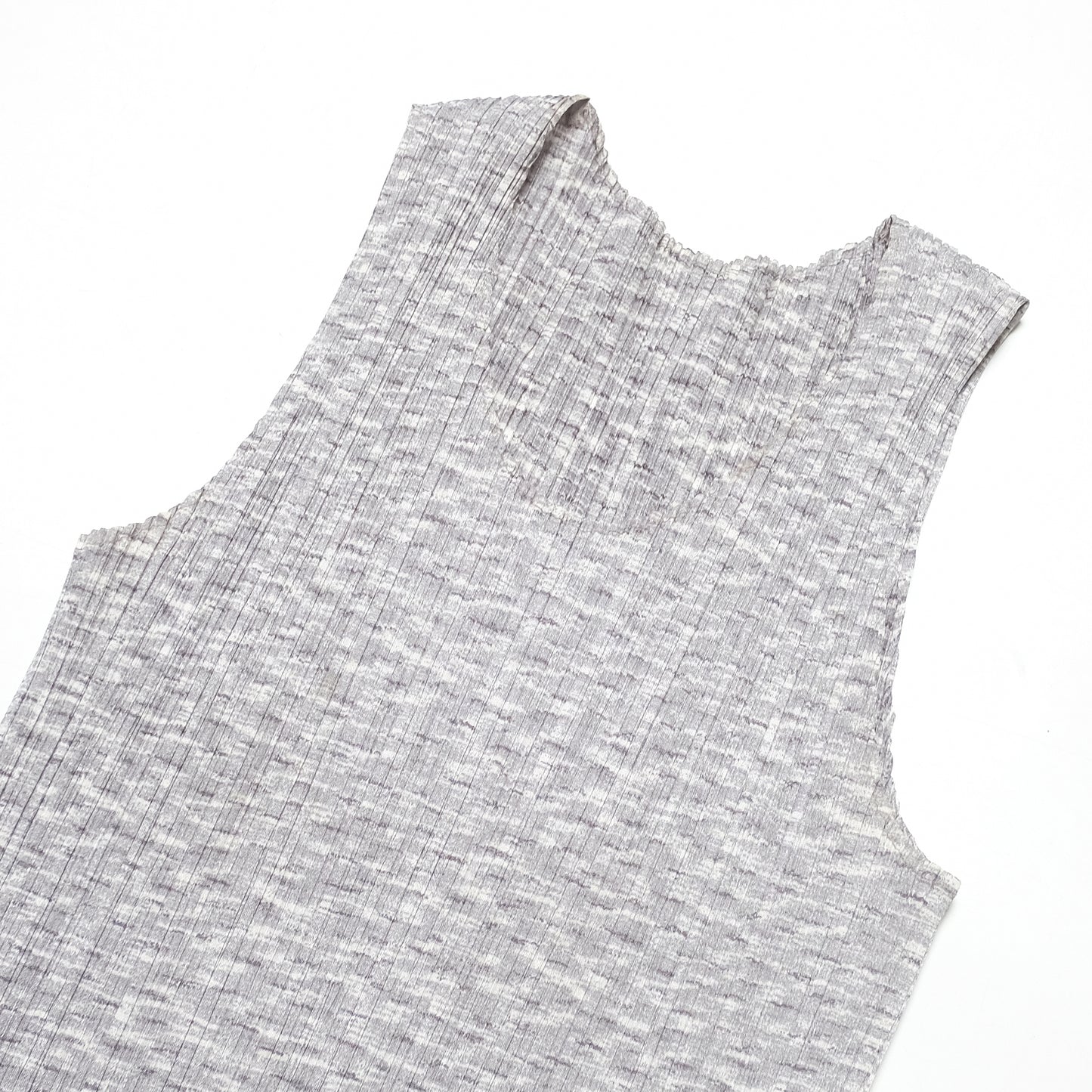 Issey Miyake Pleats Please Grey Top