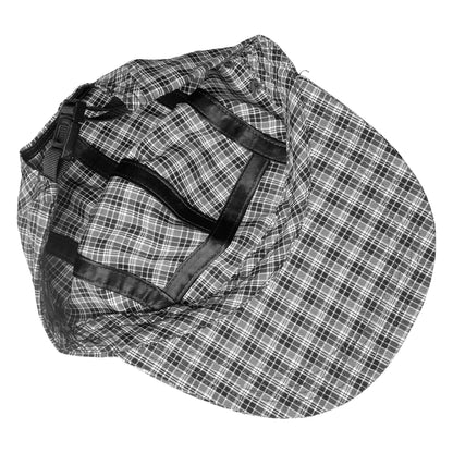 108WAREHOUSE - Plaid 5PAN Cap - Black/Grey