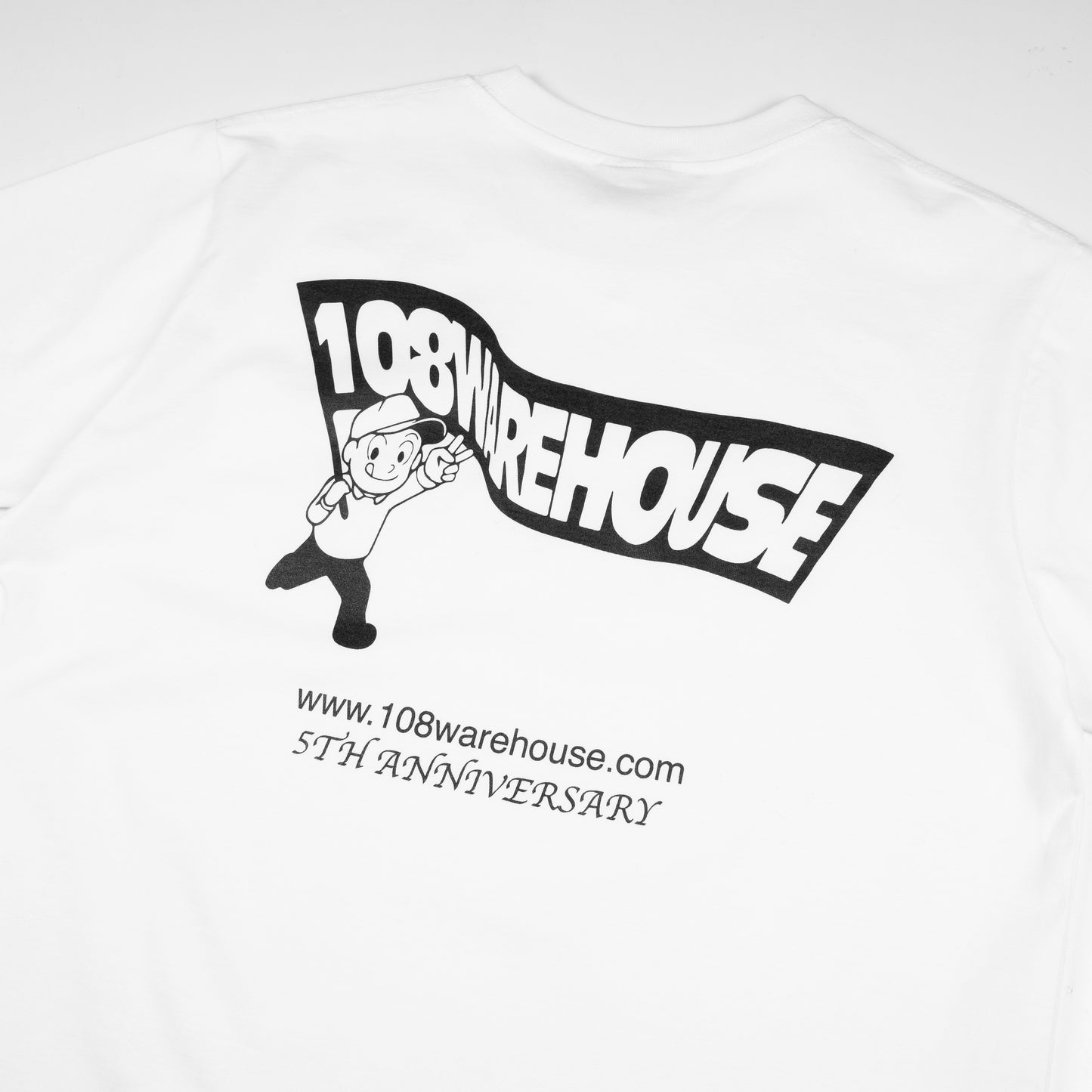 108WAREHOUSE - 5 Year Anniversary T-Shirt (White)