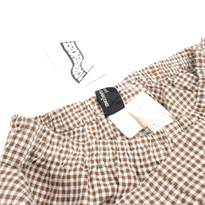 CDG Tricot Checkered Wrap Skirt