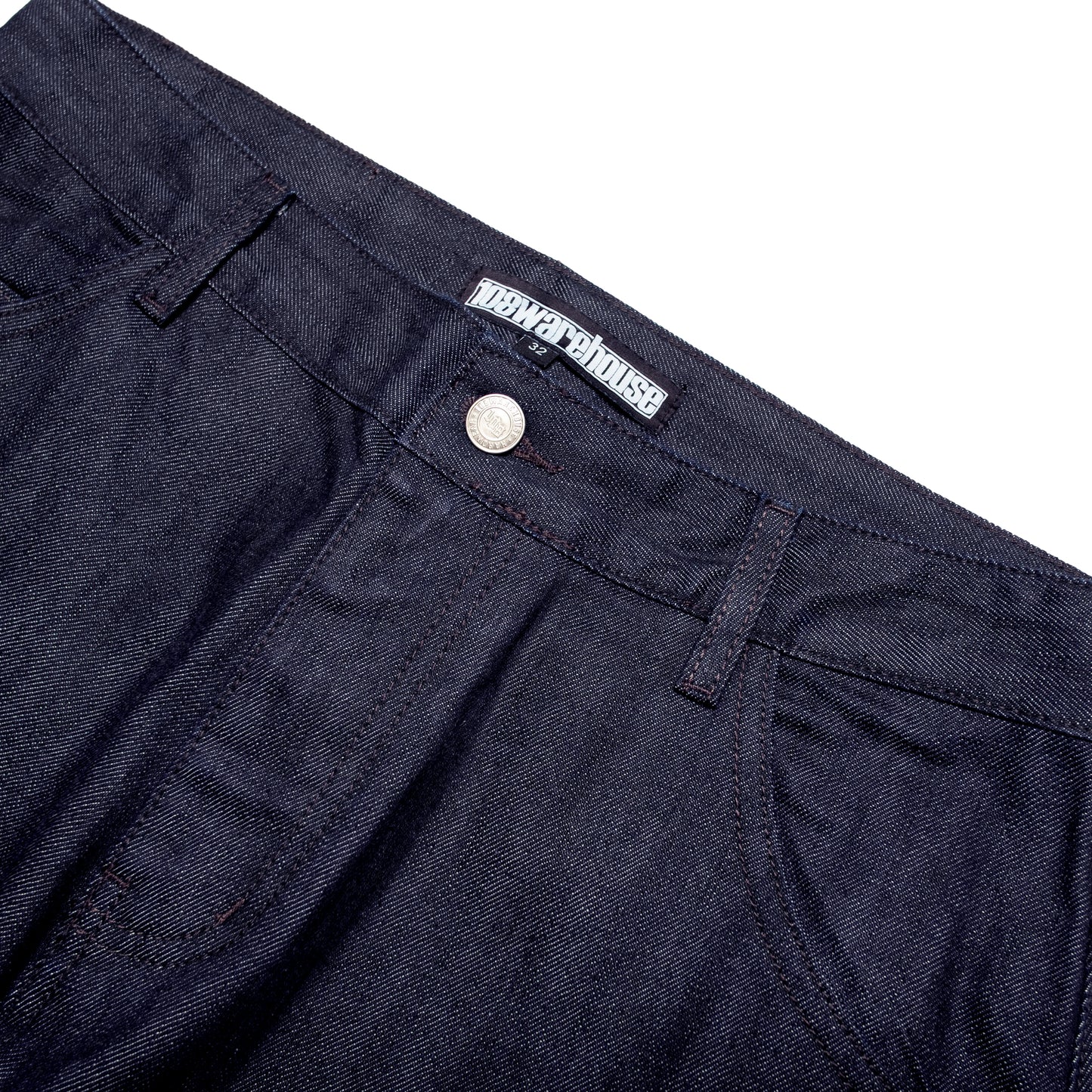 108WAREHOUSE - Baggy Selvedge Denim - Raw Indigo