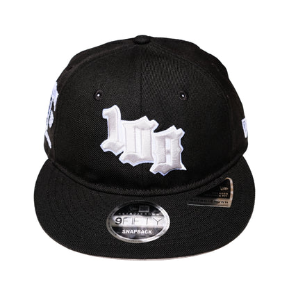 New Era x 108WAREHOUSE - 9FIFTY® Retro Crown Strapback Cap - Black