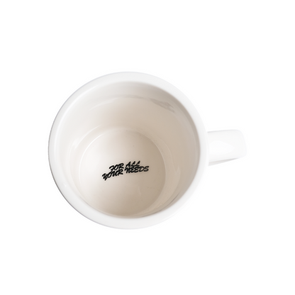 108WAREHOUSE - Big Flag Diner Mug - White