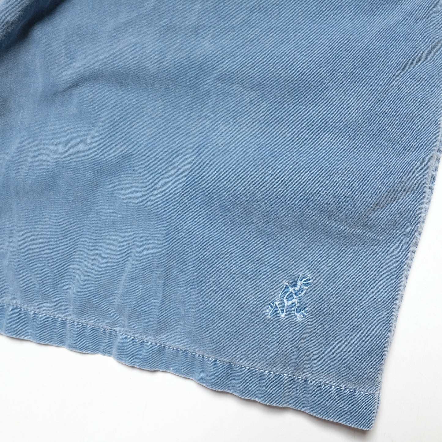 Gramicci Light Blue Pigment Dyed Shirts - 90s