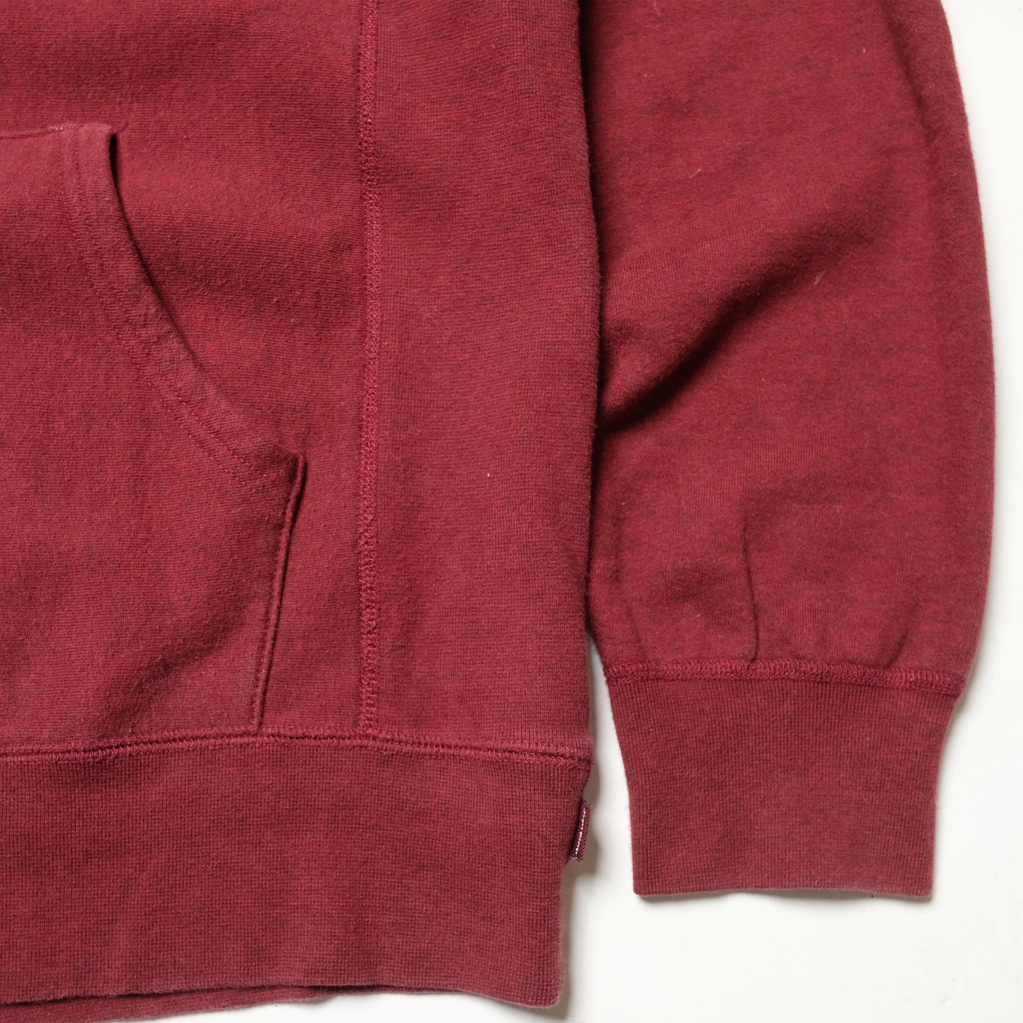 Supreme Heathered Pullover (2013) - Burgundy