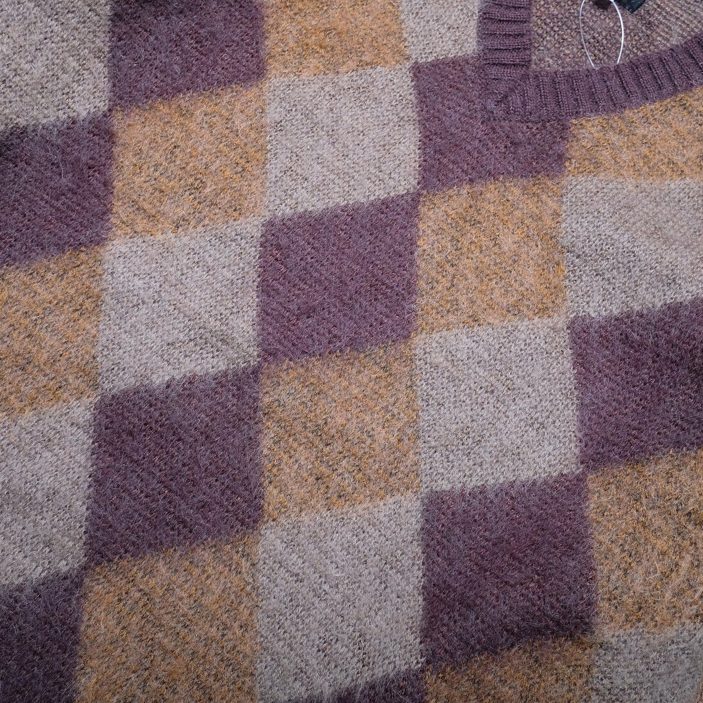 Needles Brown V-Neck Knit