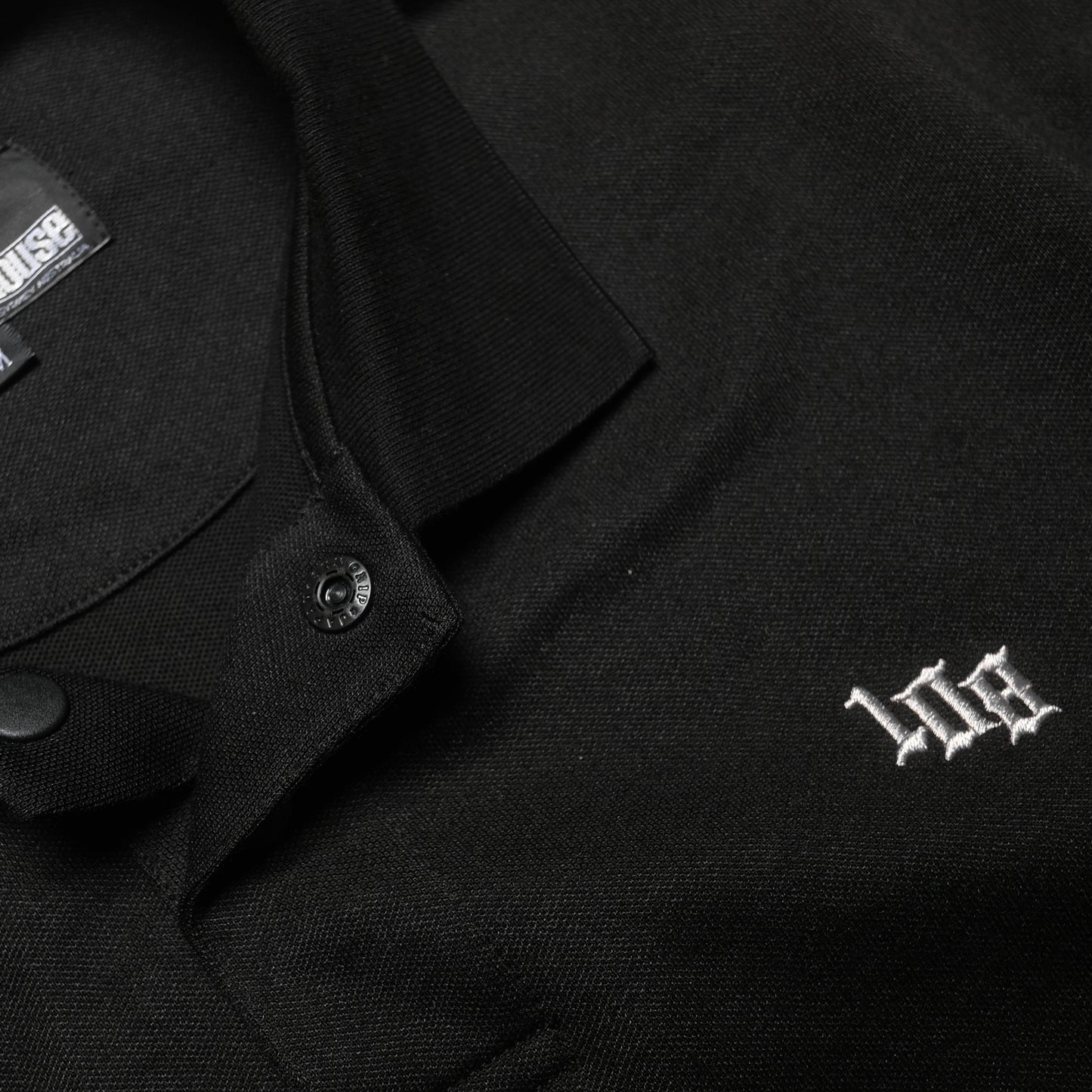 108WAREHOUSE - Enterprise Polo - Black
