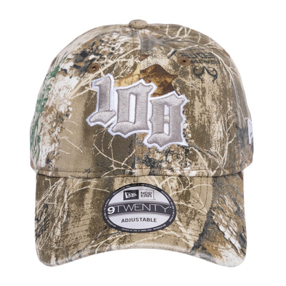 108WAREHOUSE x New Era - 9TWENTY Team Logo Cap - Realtree Camo Grey
