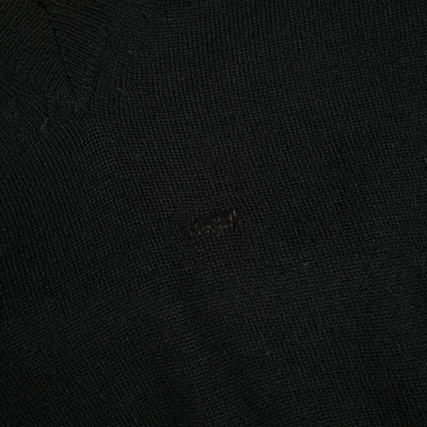 Y's For Men Black V-Neck Sweater