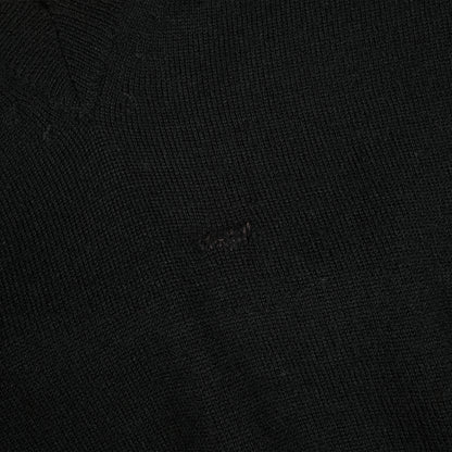 Y's For Men Black V-Neck Sweater