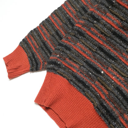 Issey Miyake MEN Stripped Knit Sweater - 80s