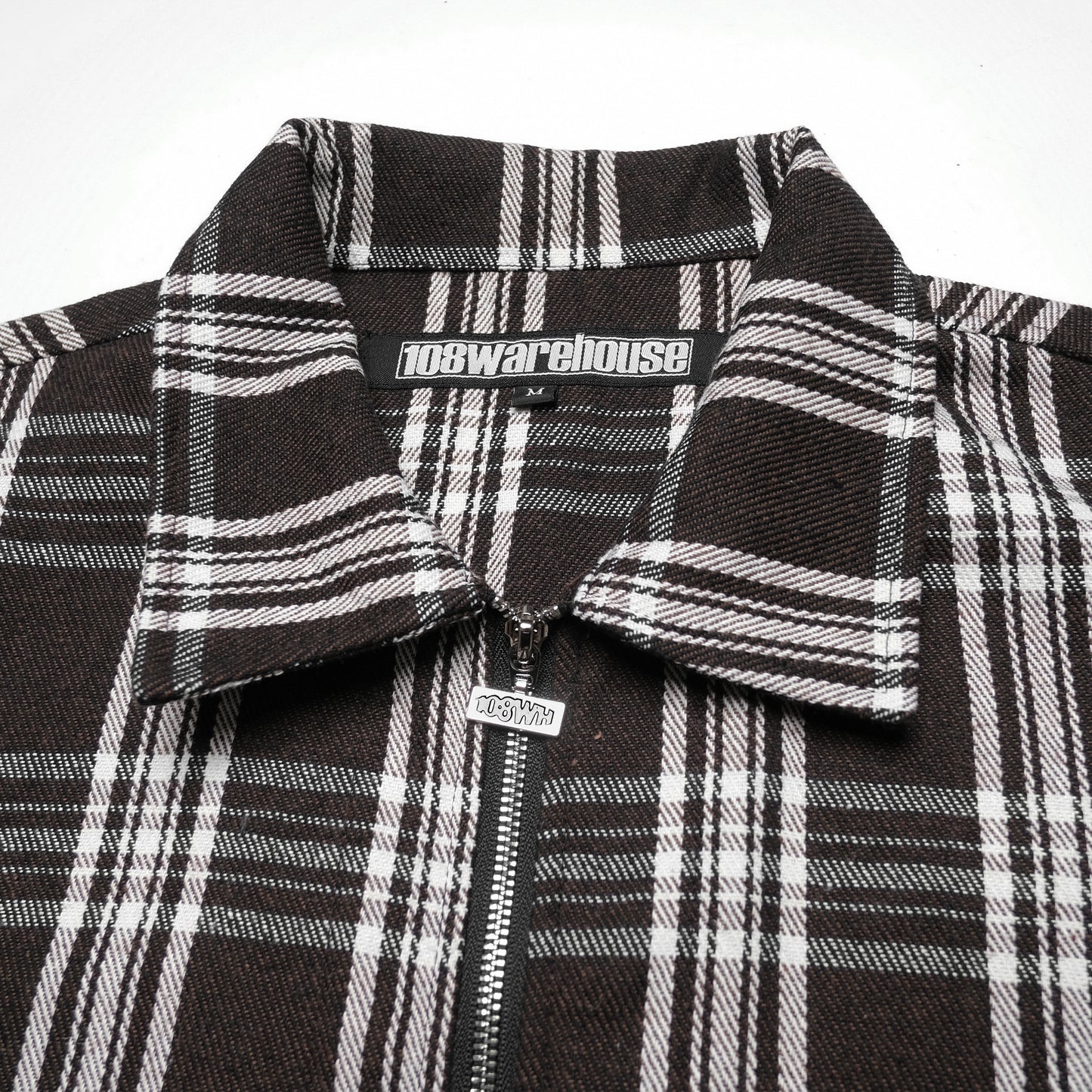 108WAREHOUSE - Brown Plaid Overshirt