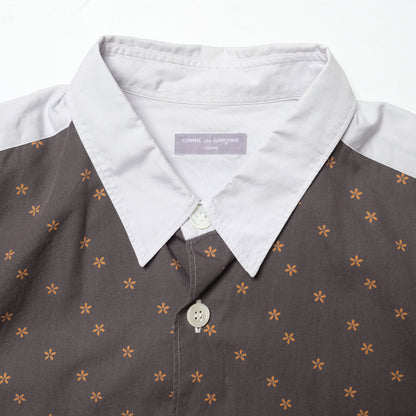 CDG Homme Contrasted Patterned Shirt - 90s