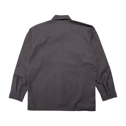 Ben Davis - Solid LS Half Zip (Charcoal)