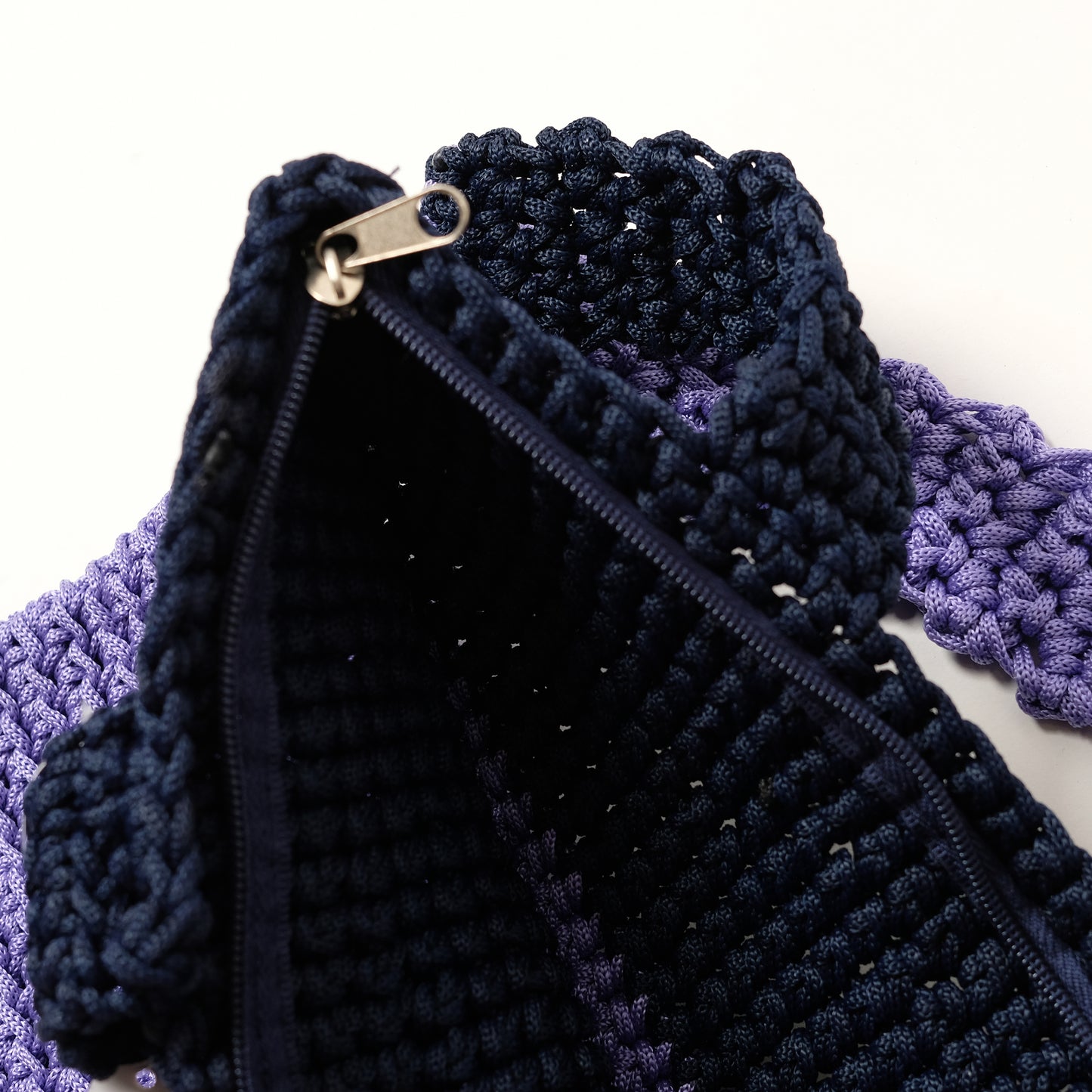 Gant Silyo - Crochet Tote Bag - Purple Black