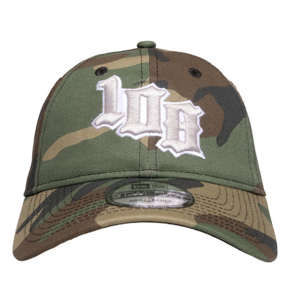 108WAREHOUSE x New Era - 9TWENTY Team Logo Cap - Woodland Camo