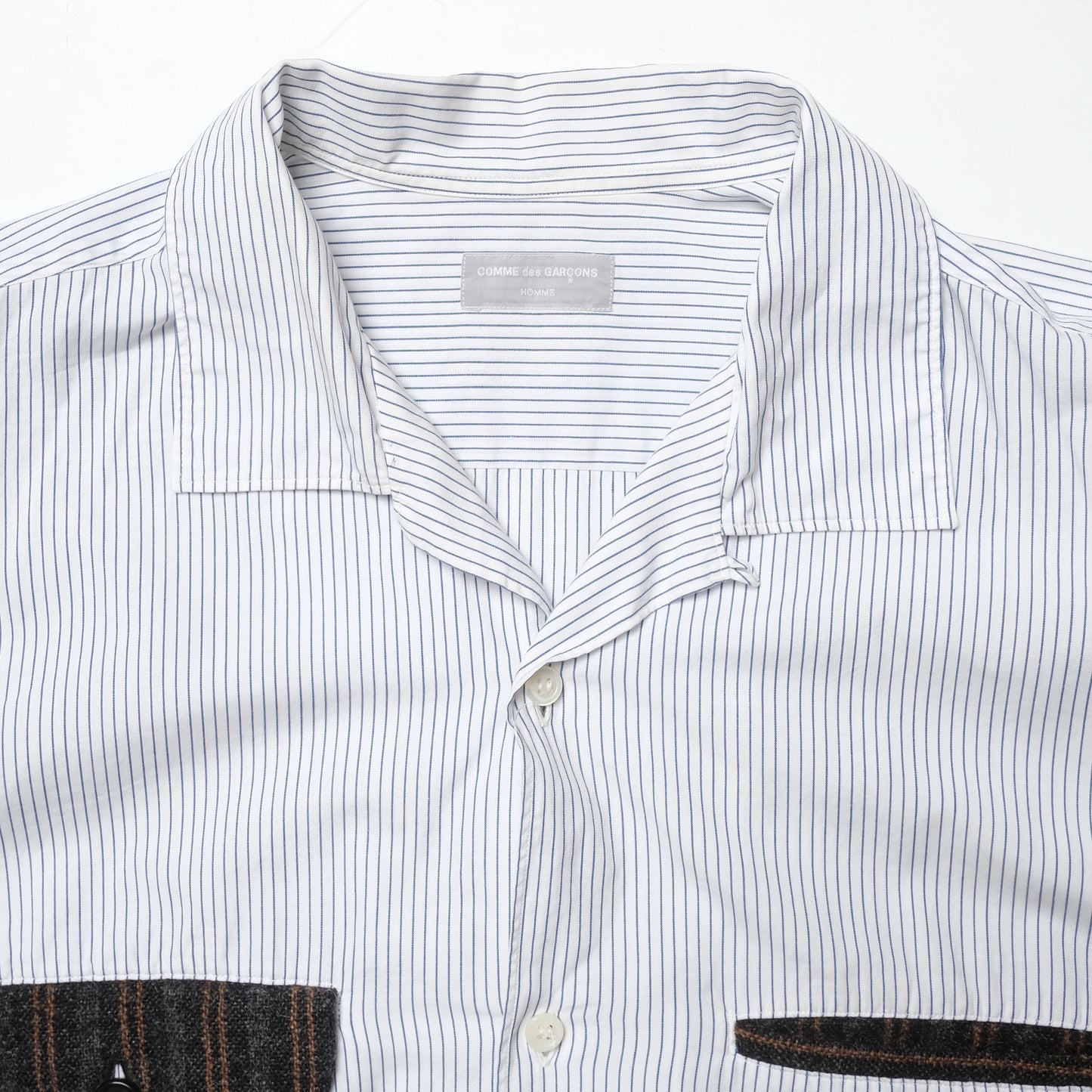 CDG Homme Pinstripe S/S Shirt - 90s