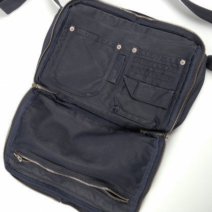 Porter Navy Ripstop Side Bag