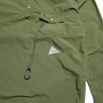 And Wander Collarless Khaki Pullover