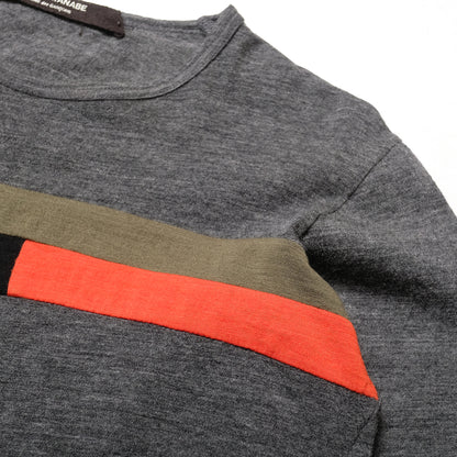 Junya Watanabe Cropped Grey Wool Knit - AD1998