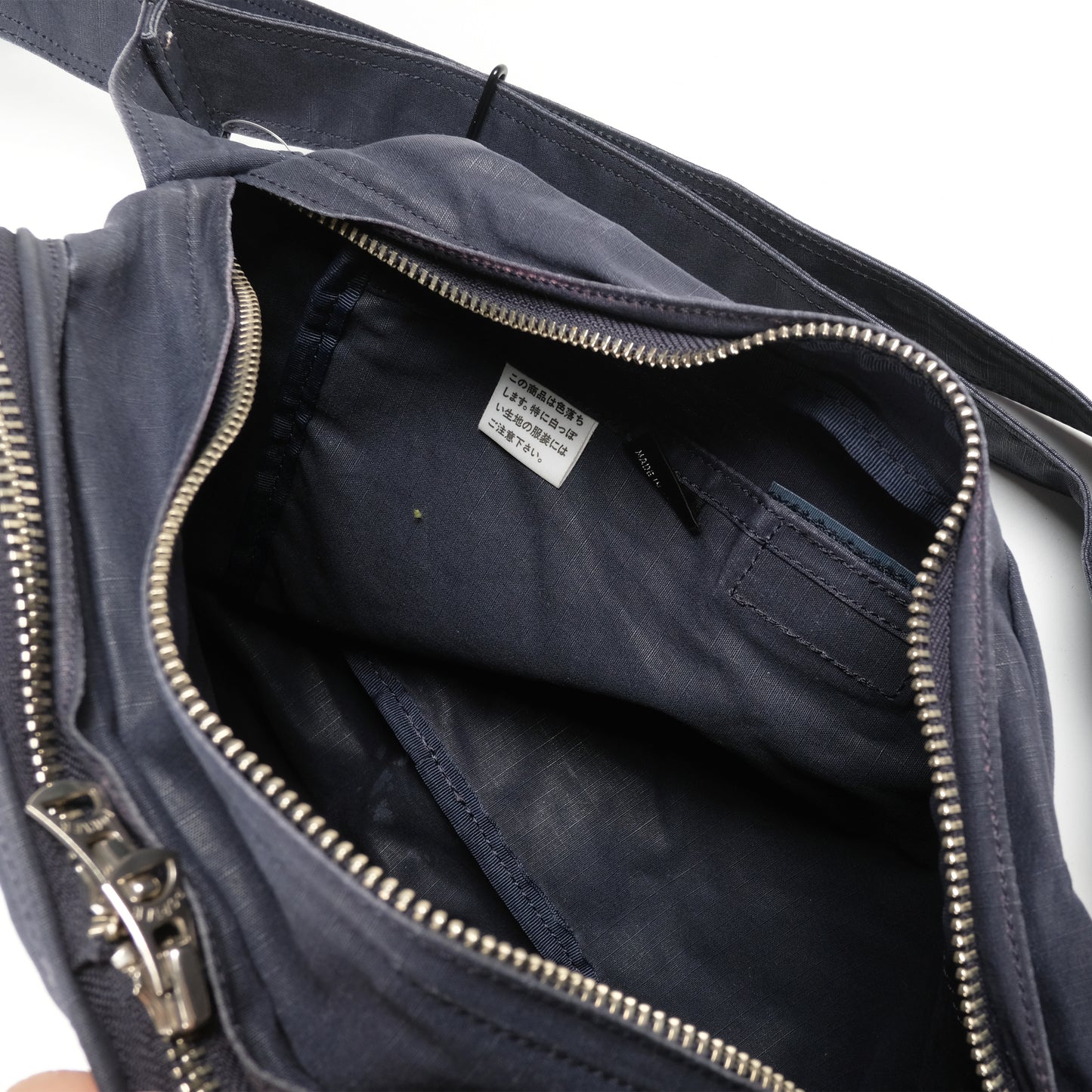 Porter Navy Ripstop Side Bag