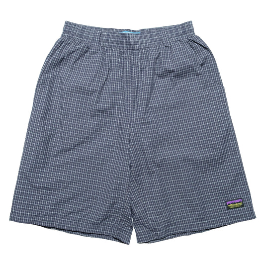108WAREHOUSE - Plaid Easy Shorts - Blue