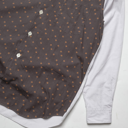 CDG Homme Contrasted Patterned Shirt - 90s