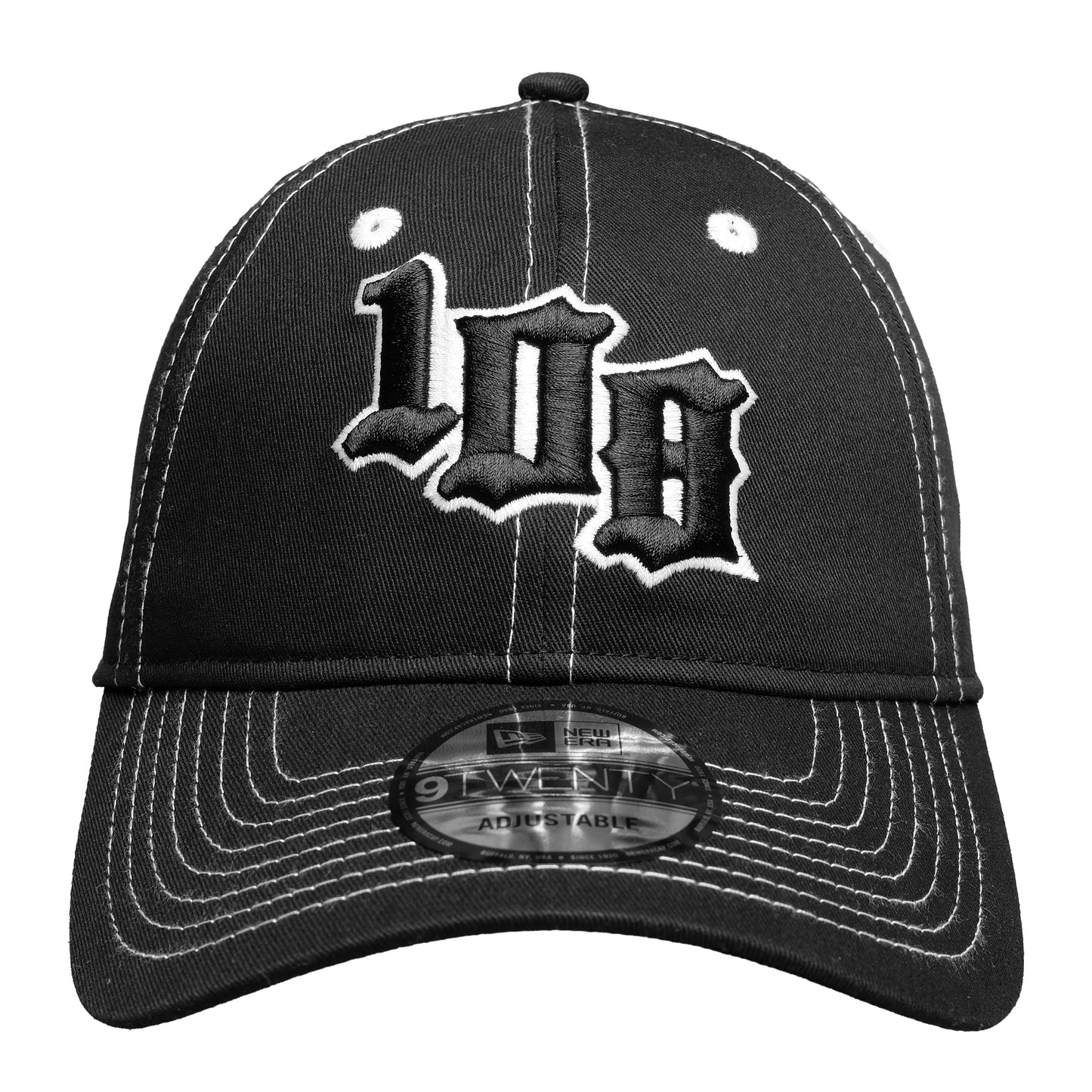 108WAREHOUSE x New Era - 9TWENTY Team Logo Contrast Stitch Cap - Black