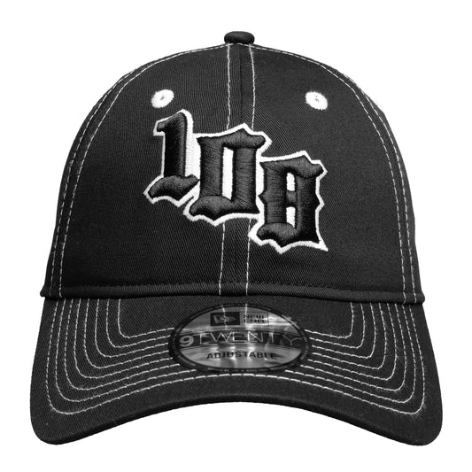 108WAREHOUSE x New Era - 9TWENTY Team Logo Contrast Stitch Cap - Black